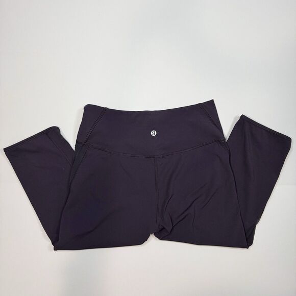 Lululemon Womens Sun Setter Crop Leggings 17" Inseam Boysenberry Size 8 W6AEQS - Picture 1 of 6